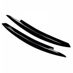 ABS auto esitulede silmalaugude kattelamp kulmude katte trimmi kleebis sobib Volkswagen VW Golf 6 MK6 2008-2013 auto jaoks must