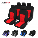 Uued autoistmekatted universaalse suurusega ja t&auml;iskomplektiga Vastupidavad ja mugavad turvaistmekaitsed enamiku autoistmete jaoks 1-seat black