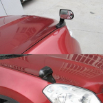 3R-105 Black Removal Blind Spot Reversing Rearview Mirror car hood auxiliary rear view mirror car exterior black left