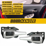 2Pcs ide Door Handle Silver Left Right For 2009-2015 Toyota Corolla Matrix H