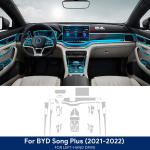 For BYD Seal U Sealion 6 Song Plus DMI EV -2024 Car Center Console Navigation Screen trument TPU Protective Film Interior 15.6in 2021-2022