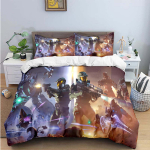 Kuum M&Auml;NG H-Halo 2 Xbox MechWarrior Prindiga Voodipesukomplektid Vooditarvete Komplekt Tekikate Vooditekkide Komplekt Voodipesukomplekt Luksuslik Kingitus EU Twin 135x200cm