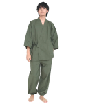 ON NISHIKI Samue &Uuml;la- ja Alusosa Puuvill ja L&otilde;&otilde;gastus Jaapani Kimono Chitose Meeste Aastaringselt Komplekt, 100% L&otilde;uend, T&ouml;&ouml;riided, Koduriided, Kandmine, [8