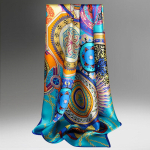100% Ehtne Siid Ruudukujuline Sall Naistele Prinditud Pea- ja Kaelasall Echarpe Femme Puhtast Looduslikust Siidist Bandana Bufanda Mujer 88X88Cm 88x88cm blue