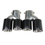 S&uuml;sinikkiust mustast terasest summutitoru BMW G20/G28/M240i/M340i/M440i jaoks. Car Exhaust Pipe