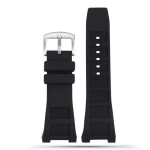 Silikoonkummist kellarihm IWC Ingenieurile Rihm meestele 30x16mm IW323601 IW323608 Veekindel kellarihm K&auml;ev&otilde;rud Pandlaga 30-16mm black