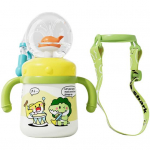 Vaalakujuline purskkaevuga termos &otilde;lgedega kaantega joogitops lekkekindel isoleeritud reisitops lonksutops mahavalgumiskindel veepudel kuumade ja k&uuml;lmade jookide jaoks K