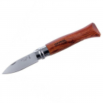 Couteau &agrave; hu&icirc;tres et coquillages - OPINEL - N9 - Lame inox 6,5 cm - Acier Sandvik 12C27 - Robuste pruun