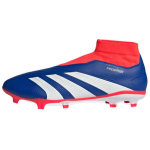 Adidas Predator League Laceless Fg Lucid Blue Cloud White Solar Red IF6333 45⅓