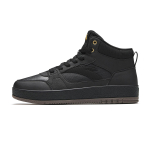Anta The First Year Synthetic Leather High top Skateboard Shoes Men's Black 912548083-3 40