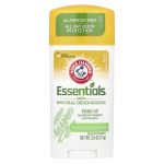 Arm & Hammer, Essentials&trade; deodorant loodusliku deodorisaatoriga, rosmariin ja lavendel, 2.5 oz (71 g)