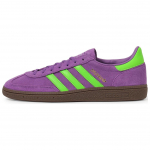 Adidas Originals HANDBALL SPEZIAL Abrasion Resistant Low top Skateboard Shoes Unisex Purple Green JS0251
