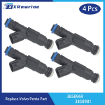 3858981 K&uuml;tusepihustid 4 Ava 3858969 Volvo Penta 4.3L 5.0L 5.7L GXi OSi Mootorile &Uuml;hilduv Indmar MEFI 6 ECM 636051-ga 4 Pcs 3858969