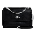 Coach Klare 25 &uuml;hev&auml;rviline pandlaga klapiga ketiga nahast crossbody &otilde;lakott keskmine naiste kotid Must CC353-SVDTV Basic Set (Bag+Dust Bag)