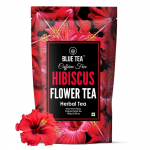 SININE TEE - Hibiskuse&otilde;ie tee - 100g - 100+ tassi | NAHA S&Auml;RA PARANDAV TEE | Kofeiinivaba - &Otilde;iep&otilde;hine - Hapukas maitse | Esile t&otilde;stetud Shar