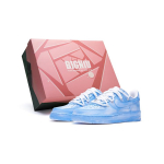 Nike Air Force 1 Nahast Libisemisvastane Polsterdus Kulumiskindel Madal Kets Lauatennisikingad GS Sinine Valge DH2920-111(TeamR-S-BOX) 38.5