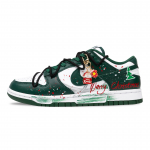 Nike Dunk Slip Resistant Low top Skateboard Shoes Unisex Green DD1391-101(Team73-) 37.5