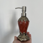 Vintage Agate V&auml;rvi Seebidosaator T&auml;idetav Vaik Vedelseebidosaator K&ouml;&ouml;gi K&auml;te Desinfitseerija Pudel Vannitoa Tarvikud 300ml punane