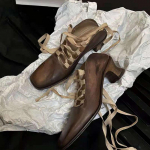 Vintage naiste Mary Jane kingad Paelkinnitusega balletikingad Paksude kontsadega 35