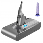 Vahetage V8 akuadapter + eelfilter 21,6 V Dysoni V8 patareide jaoks V8 Absolute V8 loomade tolmuimeja, laetav CHINA