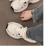 Kvaliteetsed naiste kingad paeltega naiste vulkaniseeritud kingad suve uued hingavad vabaaja tossud naiste ruudulised kingad daamidele 35 valge