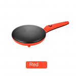 Elektriline krepimasin mittenakkuv k&uuml;psetuspind Elektriline koogipann k&uuml;psetuspann &uuml;hepoolne soojendus v&auml;ike pannkoogimasin us punane