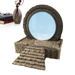 T&auml;hev&auml;rava Valguspeegel Lauakaunistus LED Atlantis Universum Cosplay Rekvisiit Anime Kogutav Kodu Kaunistus Skulptuur Mudel Kingitus United States white