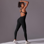 &Uuml;hes t&uuml;kis fitness kombinesoonid Naiste &uuml;hev&auml;rvilised Body Seamless Playsuit Seljata jooga spordir&otilde;ivad L