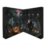 Halloweeni P&auml;kapiku Loenduskalender 24 P&auml;eva Halloweeni Advendikalender K&auml;&auml;biku Advendi &Uuml;llatuskalendrid Kaunistus must