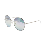 Swarovski kristallidega kaunistatud reklaam &uuml;mmargused p&auml;ikeseprillid Naiste p&auml;ikeseprillid SK0289-F-16Z 60,Silver/Reflective Films