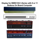 LCD-ekraan BMW E36 3. seeriale 8 v&otilde;i 11 nupuga pardakompuuteri jaoks