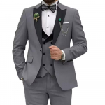 3-osaline meeste &uuml;likond, kuninglik sinine, meeste slim fit kahepoolne &uuml;likond, pulmad, l&otilde;pupidu, &auml;ri(Bleiser Vest P&uuml;ksid) XS