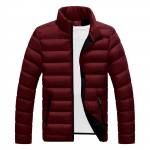 Casual soe kaelus &otilde;huke talve t&otilde;mbmantel Outwear jope top pluus XXL punane