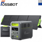 FOSSiBOT F1200 kaasaskantav toitejaam, 1024Wh LiFePO4 p&auml;ikesegeneraator 1200W AC v&auml;ljundid|koos 200W p&auml;ikesepaneeliga, Reisimiseks/Telkimiseks/Kodus