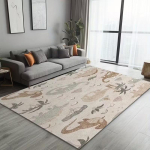 Dinosaurus libisemisvastane m&auml;ngumatt vaip poiste magamistuppi laste m&auml;ngutuba elutuba klassiruumi ala p&otilde;randamatt kodu kaunistus Tere tulemast uksematt 80x120cm
