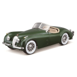 Bburago Jaguar XK 120 Roadster 1951 Roheline Valatud Mudel Valmis Toode GN 1/24 / Auto, 18-22018 [Kasutatud] roheline