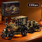 Kvaliteetne 1331 tk Kvaliteetne Retro Kvaliteetne Aurik Kvaliteetne Auto Kvaliteetne Ehitus Kvaliteetsed Klotsid Kvaliteetne Komplekt, Keerukas no box