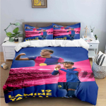 Hispaania Jalgpall Kenoosoosne T&auml;ht L-Lamine Y-Yamal Voodipesukomplektid Vooditarvete Komplekt Tekikott Voodikatte Komplekt Voodipesu Komplekt Kingitus 135x200cm