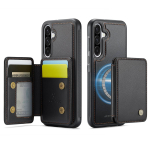 Magnetiline 2-&uuml;hes Eemaldatav Samsung Galaxy A56 A55 A54 A53 A52 A36 A35 A26 A25 A24 A17 A16 A15 jaoks Rahakott &uuml;mbrise ja kaardihoidjaga Galaxy A56 5G must