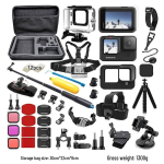 GoPro 9/10/11/12/13 Veekindel Spordikaamera Tarvikute Komplekt Surfinguks, Suusatamiseks ja Sukeldumiseks gray