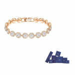 Swarovski roosakulla tooni plaaditud k&auml;ev&otilde;rud naistele roosakulla F (One Size Fits All)-Original brand box roosa kuldne v&auml;rv