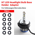 10 TK VW Golf 6/Multivan/Touran/Sharan/Scirocco H7 LED-esitulede Hoidjad Valgusadapteri Alus H7 Pirni Pesaga Autotarvikud black