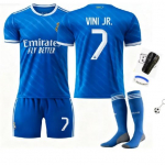 Real Madrid 24/25 v&otilde;&otilde;rsil 7 Vini Jr. Laste spordir&otilde;ivad Puuvill Sinine 100-110 CM sinine