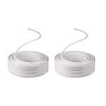 Painduv PVC-toru, rull 16,4 jalga, painutatav alumiinium-plasttoru pulmapeoks, lillekujunduseks, p&uuml;hadekaunistuseks white