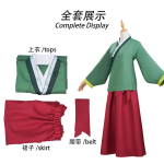 Maomao Cosplay Kost&uuml;&uuml;m Parukas Anime Apteekri P&auml;evikud Kleit Seelik Roheline Pluus Kusuriya No Hitorigoto Halloween Naistele XL blue