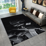 Counter Strike CS GO M&auml;ngija Vaip Vaip Magamistuppa Elutuppa Diivani M&auml;ngutuba Uksematt Kodu Kaunistus, Laste M&auml;nguala Vaip Libisemiskindel 80x120cm gray