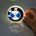 Auto LED-embleemi valgus 82mm Esiosa V&otilde;i Tagumine Staatiline &Uuml;hev&auml;rviline Punane Sinine Valge BMW F10 E90 E60 E61 E93 E87 F30 F15 X1 X3 X5 X6 jaoks pink