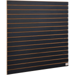 VEVOR Slatwall paneelid, 4 jalga x 2 jalga Must garaaži seinapaneelid 24 K x 48 L (2 paneeli komplekt) must