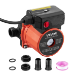 VEVOR Kuumavee ringluspump, 38 l/min, Kiirringluse ringluspumba s&uuml;steem, 3-k&auml;iguline juhtimine, 100W, AC 220-240V