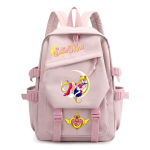 Sailor Moon Anime Tr&uuml;kiga Seljakott Teismelistele &Otilde;pilastele Reisimiseks Kerge Nailonist Koolikott Pehmendatud Rihmadega 51 white